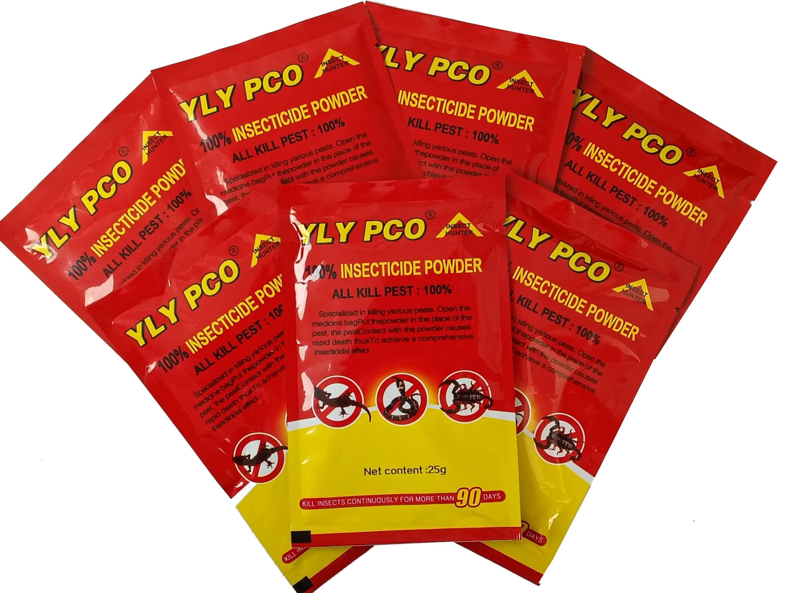 506643D47D7C1CA813111045923AB9F1 Free Shipping Insecticide Powder, 25g Per Sachet, Multi-Purpose Pest Killer for Spider, Cockroach, Lizard, Snake, Scorpion, Termite & All Crawling Insects, 90 Days Long Lasting Effect - Image 1