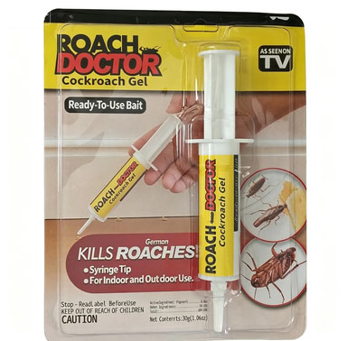 54A45D1381D0FF792C68E26BA3C7AB0E Free Shipping Roach Doctor Cockroach Gel Bait, Ready-to-Use Syringe Cockroach Killer for Indoor & Outdoor Pest Control - Image 1