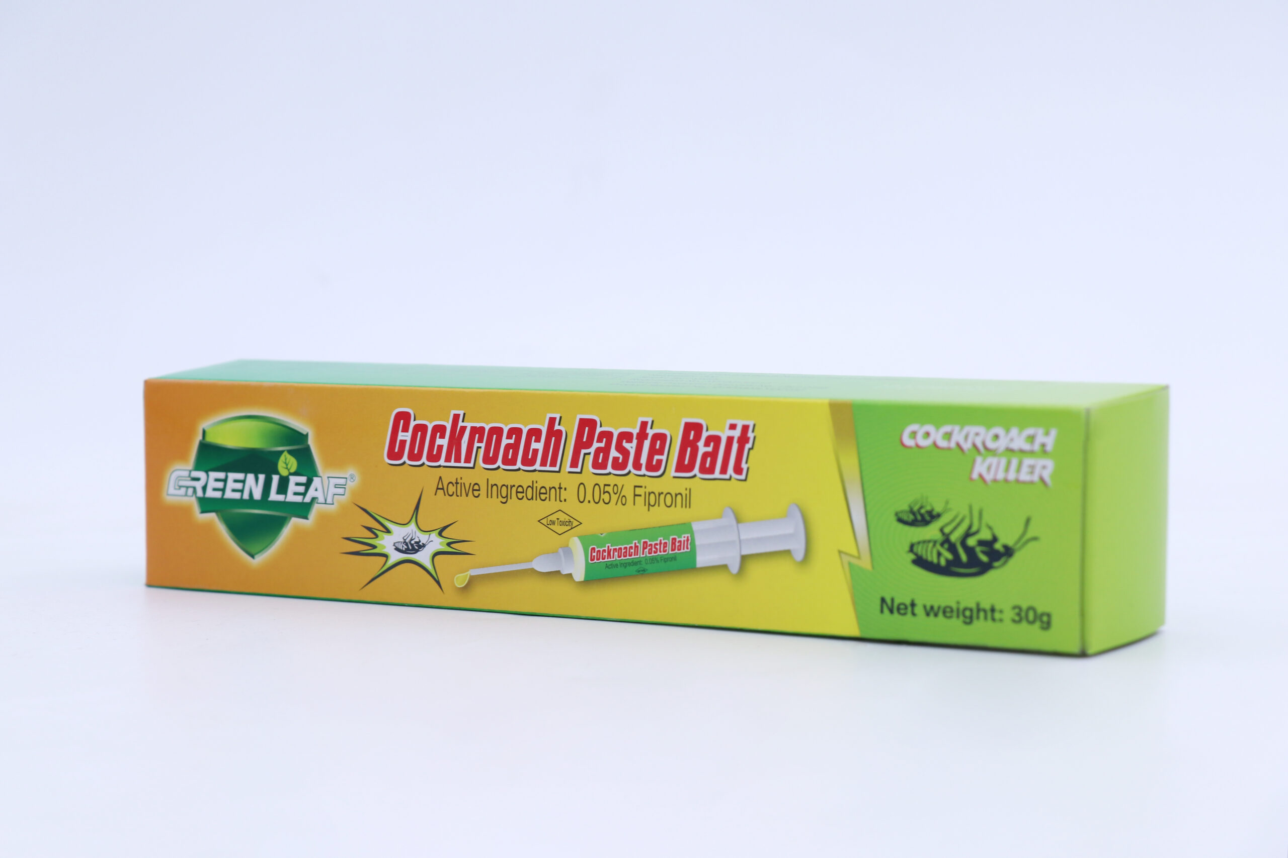 IMG_2360 Free Shipping GREEN LEAF Cockroach Paste Bait Gel, 0.05% Fipronil Cockroach Killer Gel Bait, 30g Per Tube, Household Roach Elimination - Image 1