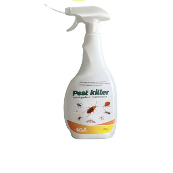 Free Shipping 500ml Pest Killer Spray with 1% Dinotefuran, Fast-Acting Insecticide for Roaches, Ants, Fleas, Bed Bugs, Flies, Moths, Long-Lasting Home Pest Control Spray