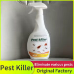 Free Shipping 500ml Pest Killer Spray with 1% Dinotefuran, Fast-Acting Insecticide for Roaches, Ants, Fleas, Bed Bugs, Flies, Moths, Long-Lasting Home Pest Control Spray - Image 3